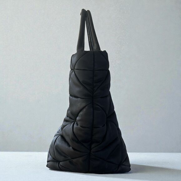 Prada Re-Nylon Nappa Triangle Quilted Padded  Double Handled Tote Original COA - Picture 4 of 5